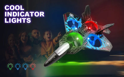 L0712 RC Remote Control Airplane 2.4G Gravity Sensing RC Glider One Key Takeoff 360° Rotation Plane EPP Foam Kids Toys