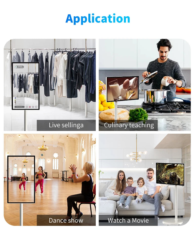 smart tv portable tv 21.5 27 32 inch rt tv standby me smart television portable For Home Business Gaming train